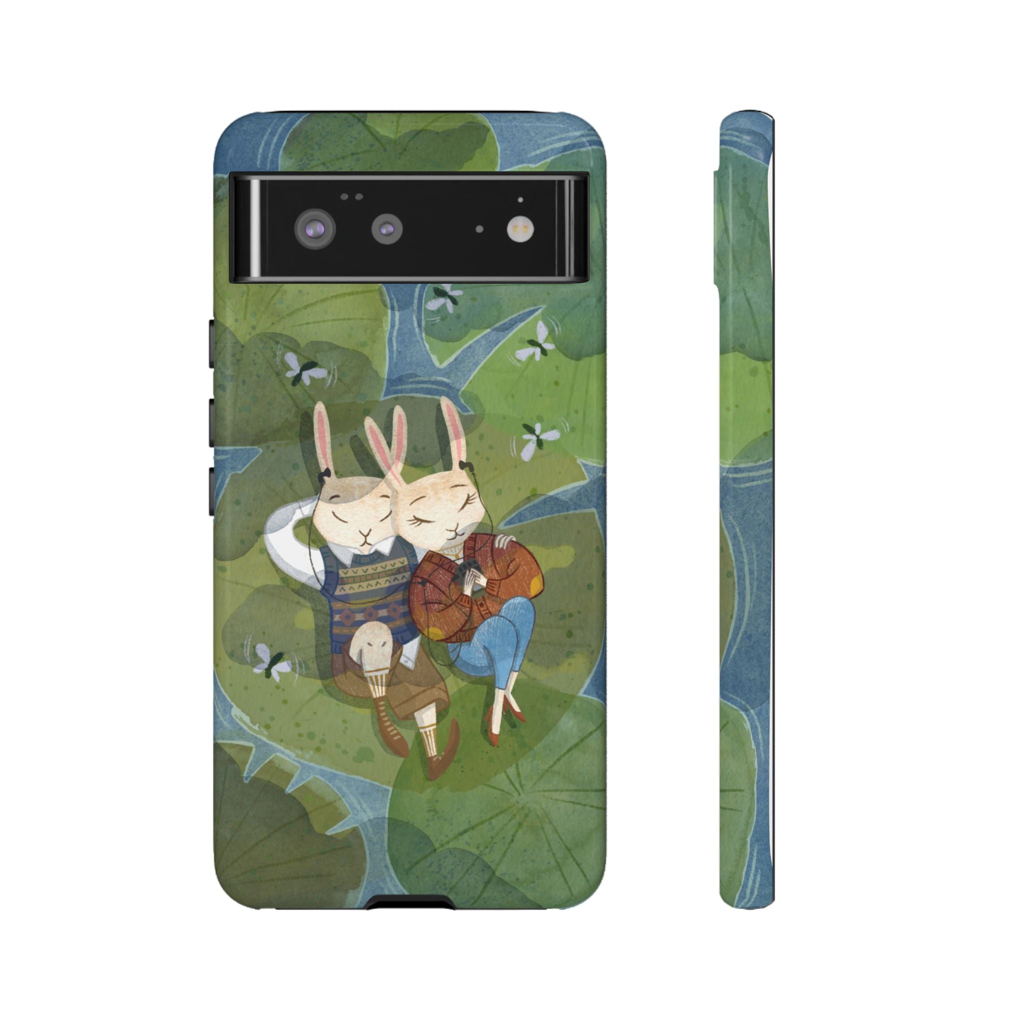Cute Bunny Phone Case, Rabbit iPhone Cover, Nature Lovers Gift, Animal Lover Accessory, Eco-Friendly Case for Moms