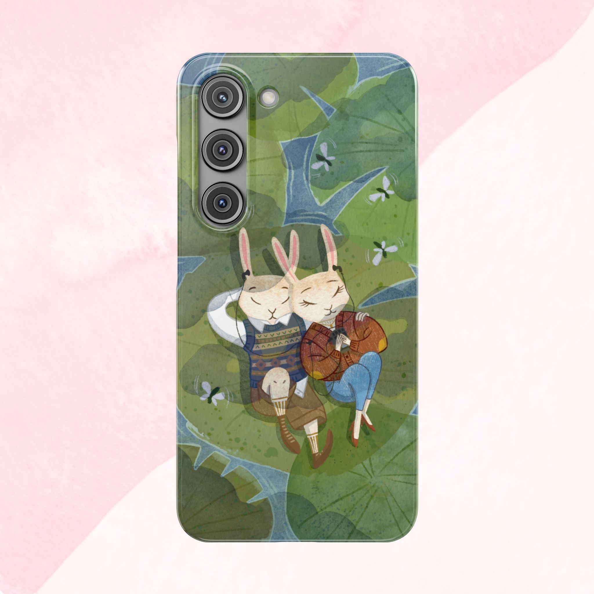 Whimsical Bunny Phone Cases for Animal Lovers and Nature Enthusiasts | Cute, Fun Design, Gifts for Friends, Birthday, Easter, Spring