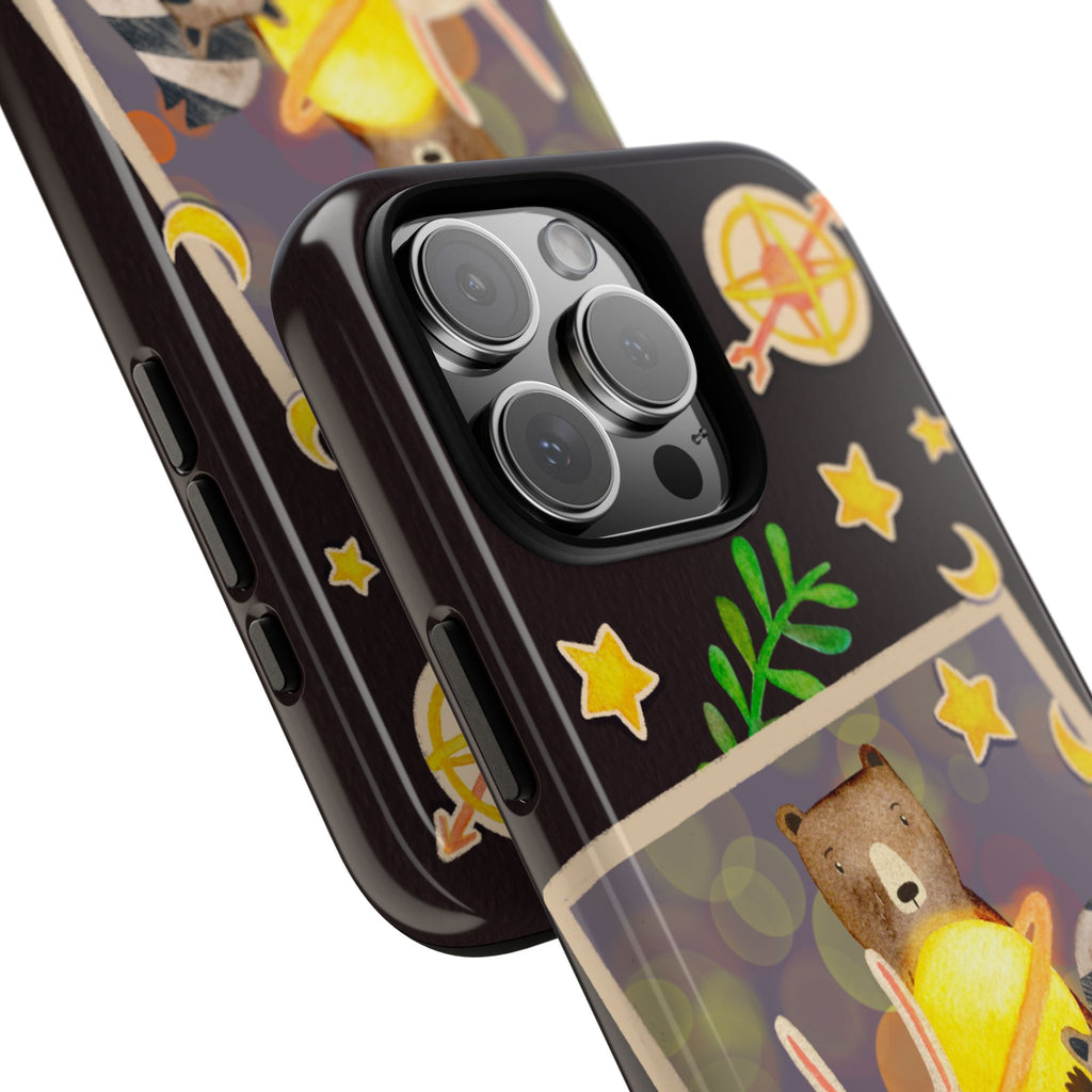 Animal iPhone Case - Tough Cases for Kids, Teens, Cute Fun Design, Holiday Accessories, iPhone 16 15 14 13 12 11 10 XR X 8, Gift Idea,