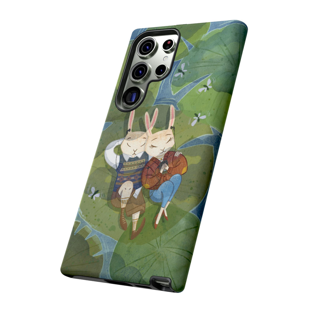 Cute Bunny Phone Case, Rabbit iPhone Cover, Nature Lovers Gift, Animal Lover Accessory, Eco-Friendly Case for Moms