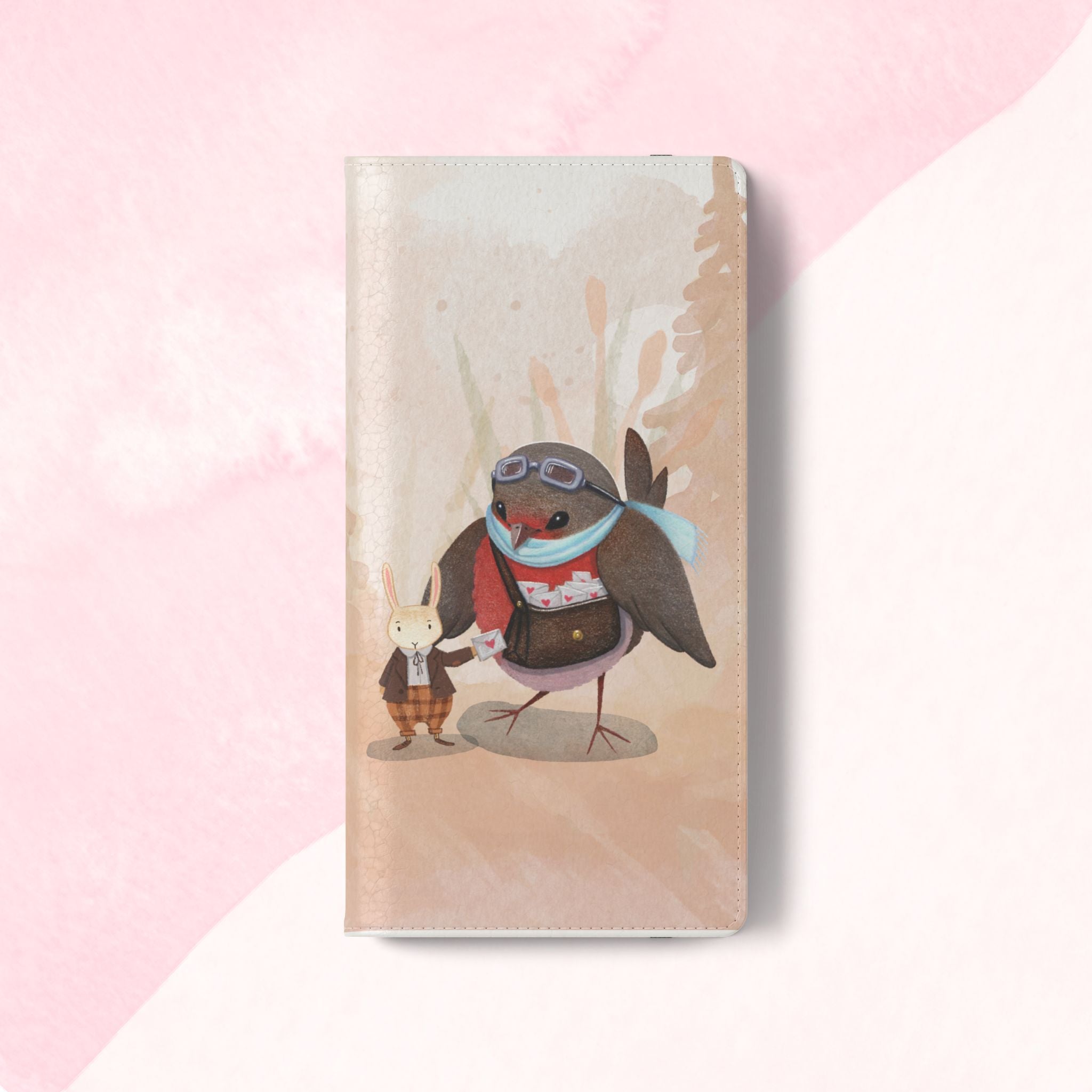 Whimsical Animal Flip Cases for Phones, Cute Woodland Creatures, Forest Friends Phone Cover, Animal Lover Gift, Phone Wallet