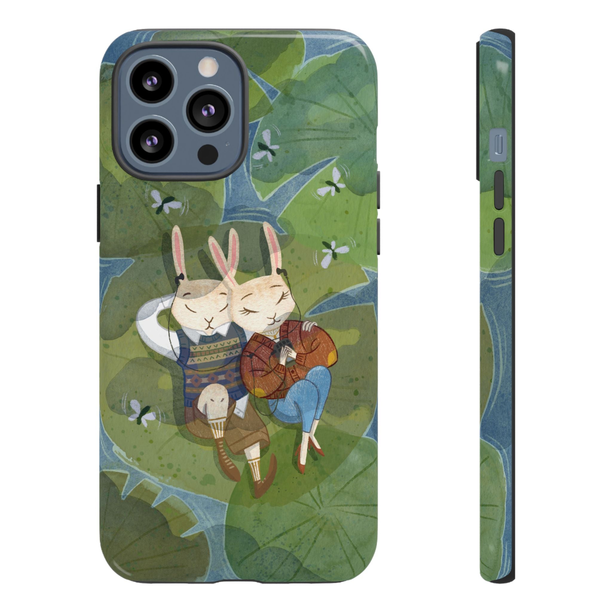 Cute Bunny Phone Case, Rabbit iPhone Cover, Nature Lovers Gift, Animal Lover Accessory, Eco-Friendly Case for Moms