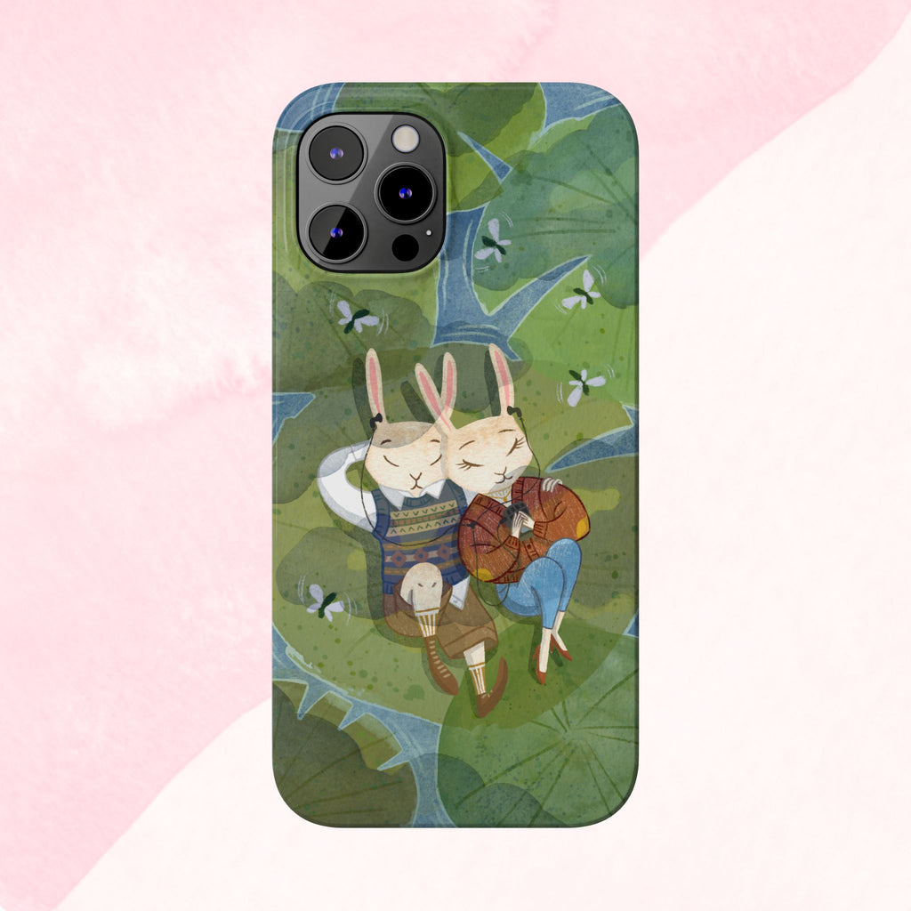 Whimsical Bunny Phone Cases for Animal Lovers and Nature Enthusiasts | Cute, Fun Design, Gifts for Friends, Birthday, Easter, Spring