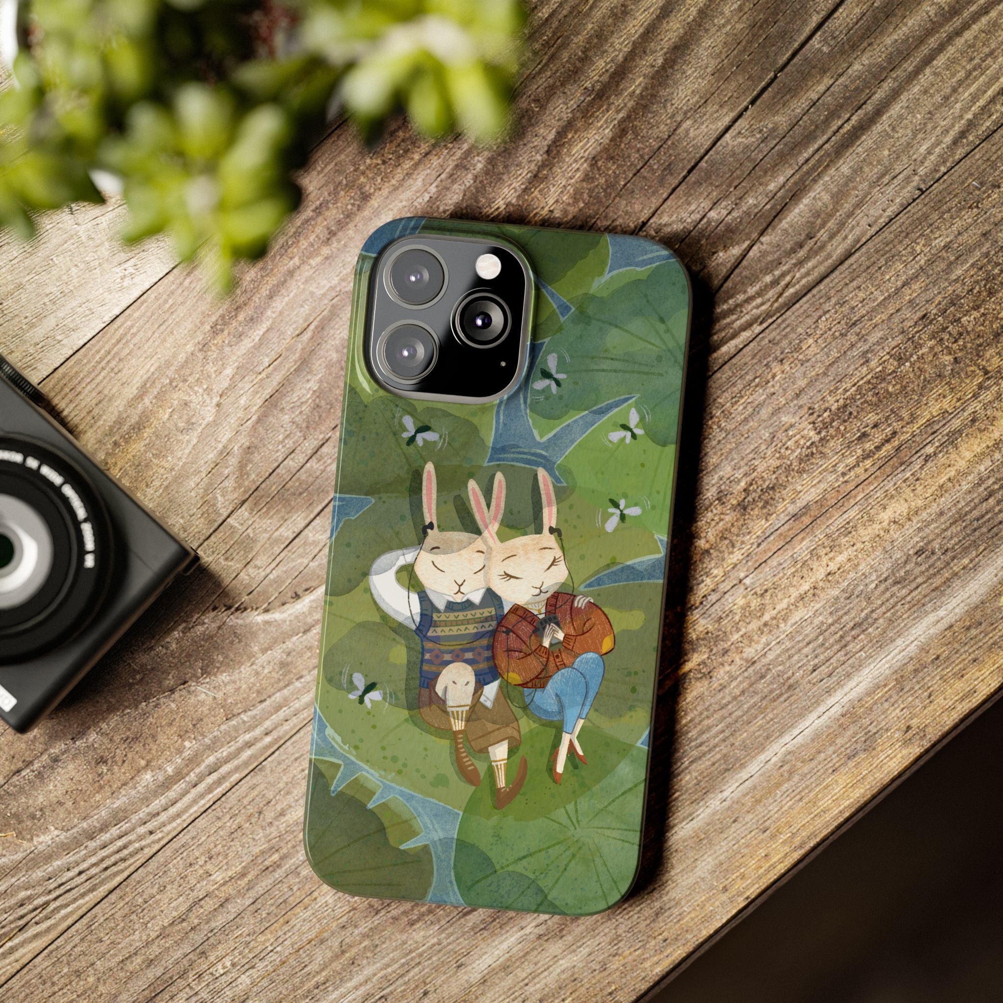 Whimsical Bunny Phone Cases for Animal Lovers and Nature Enthusiasts | Cute, Fun Design, Gifts for Friends, Birthday, Easter, Spring