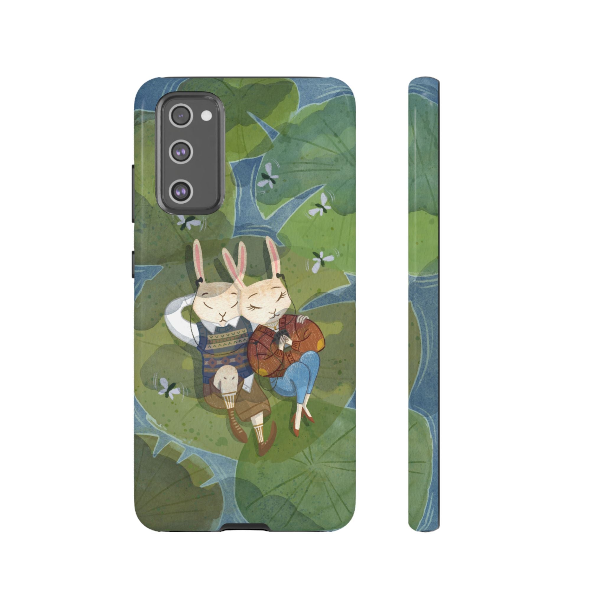 Cute Bunny Phone Case, Rabbit iPhone Cover, Nature Lovers Gift, Animal Lover Accessory, Eco-Friendly Case for Moms