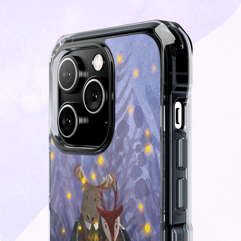 Cozy Animal Friends Phone Case - Magnetic Clear Impact Cases for Outdoorsy Animal Lovers, Perfect for Christmas, Gift Idea, Nature Vibes
