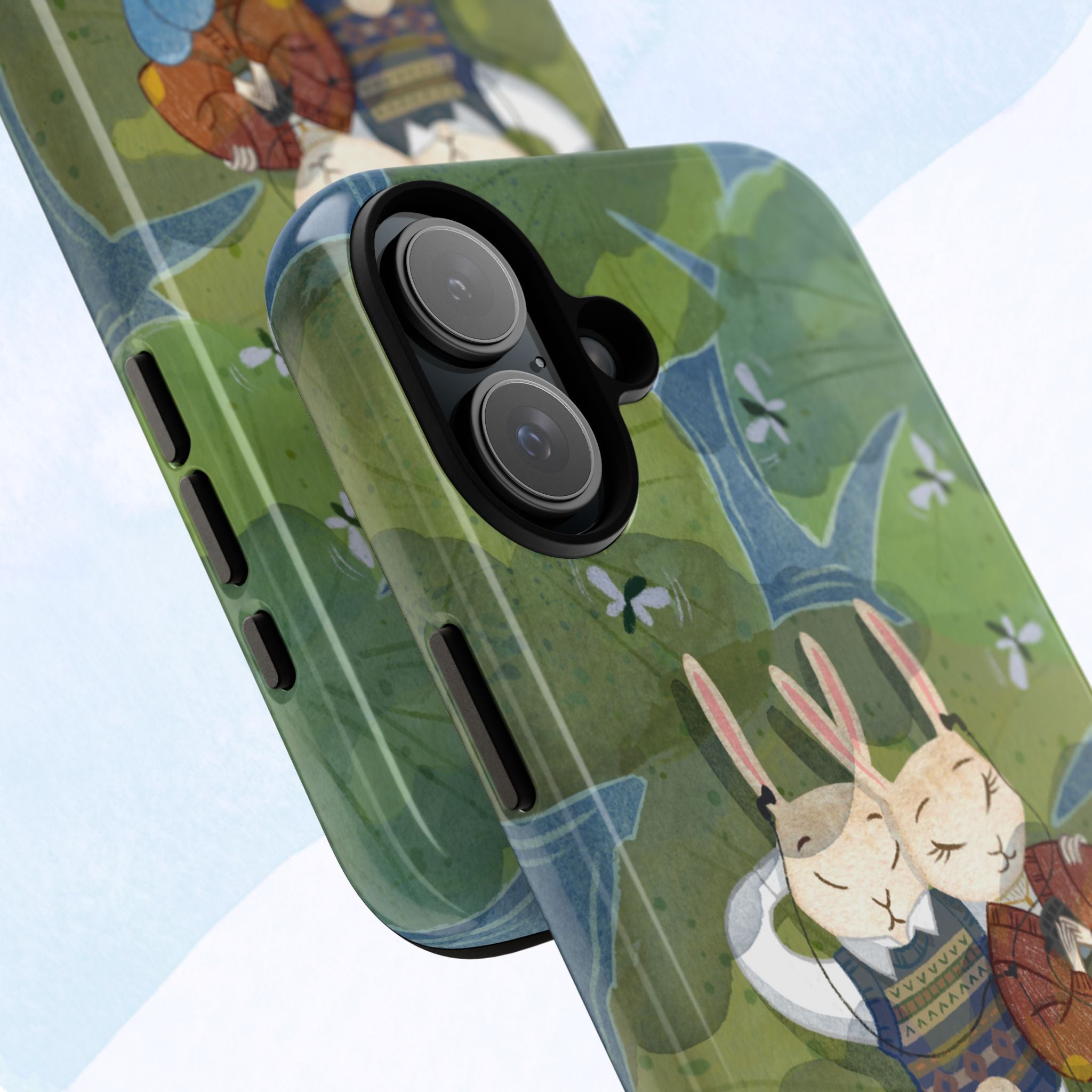 Cute Bunny Phone Case, Rabbit iPhone Cover, Nature Lovers Gift, Animal Lover Accessory, Eco-Friendly Case for Moms