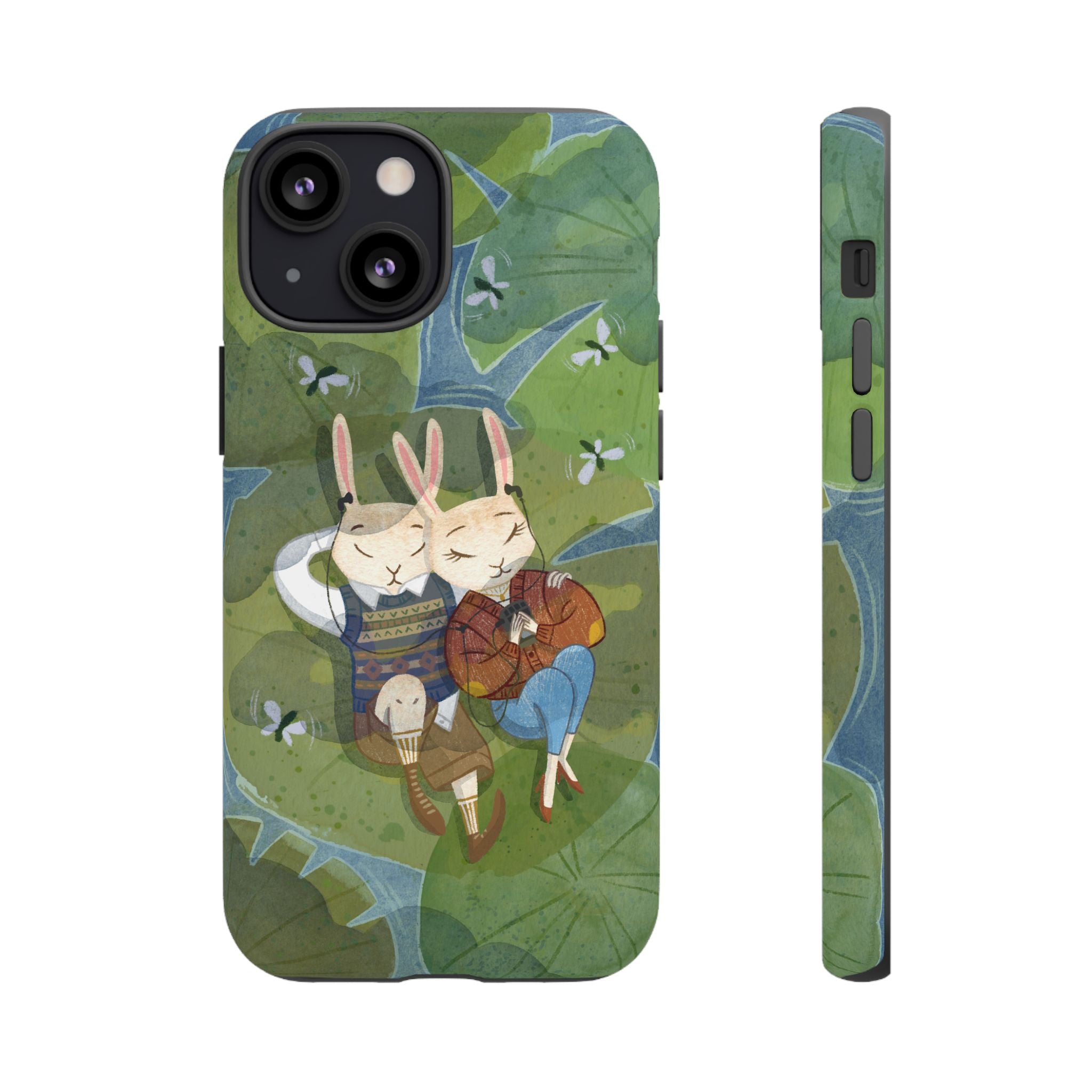 Cute Bunny Phone Case, Rabbit iPhone Cover, Nature Lovers Gift, Animal Lover Accessory, Eco-Friendly Case for Moms