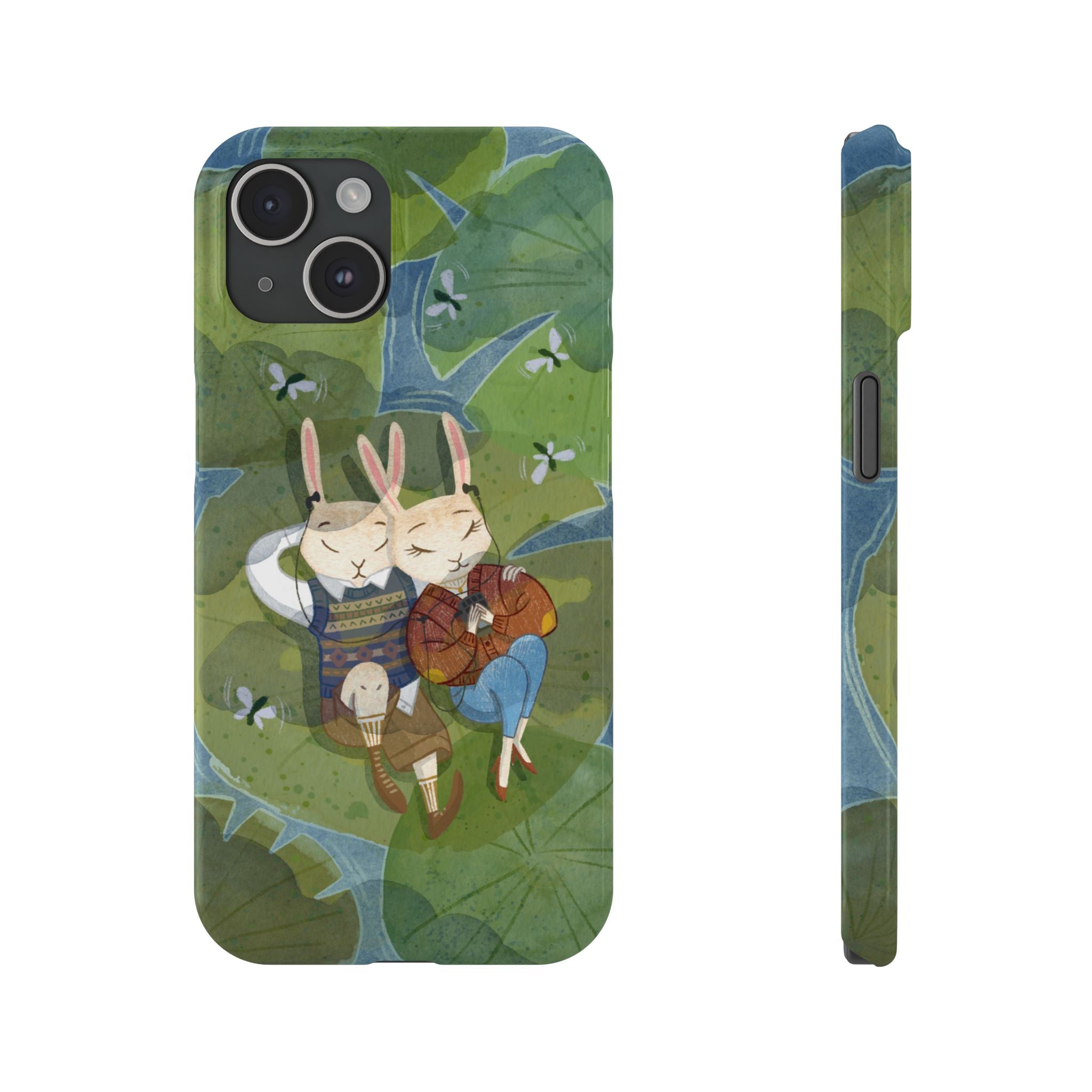 Whimsical Bunny Phone Cases for Animal Lovers and Nature Enthusiasts | Cute, Fun Design, Gifts for Friends, Birthday, Easter, Spring