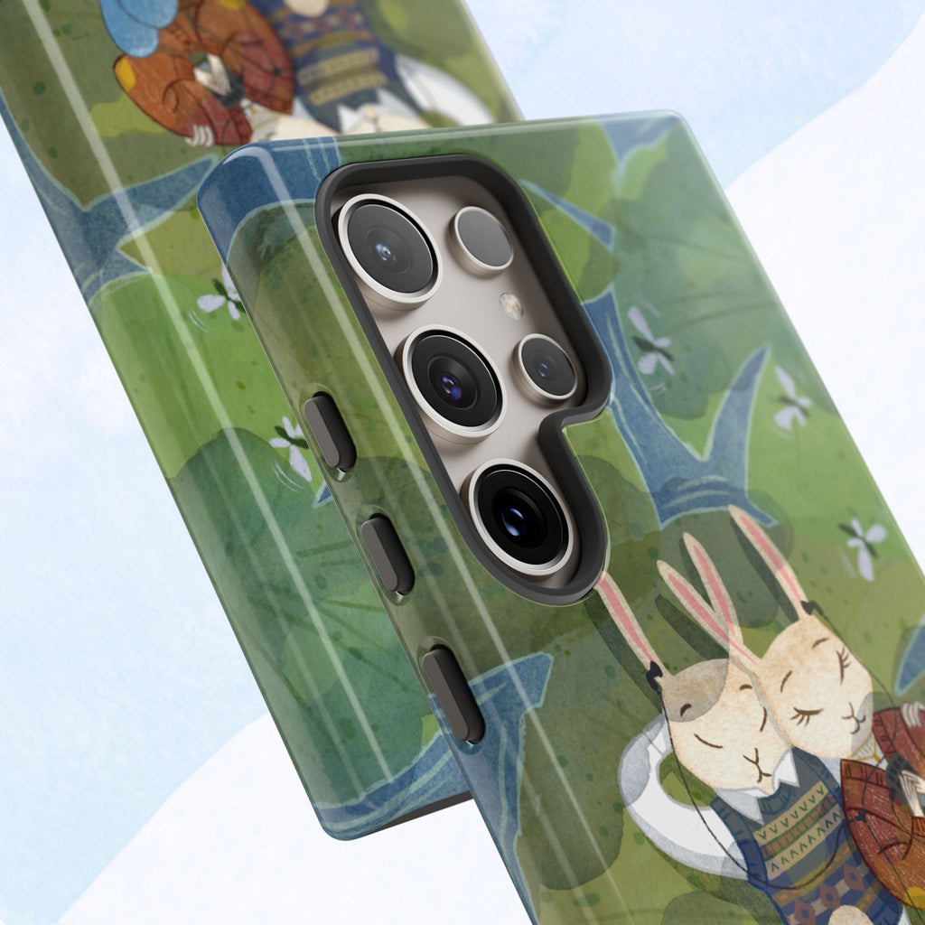 Cute Bunny Phone Case, Rabbit iPhone Cover, Nature Lovers Gift, Animal Lover Accessory, Eco-Friendly Case for Moms