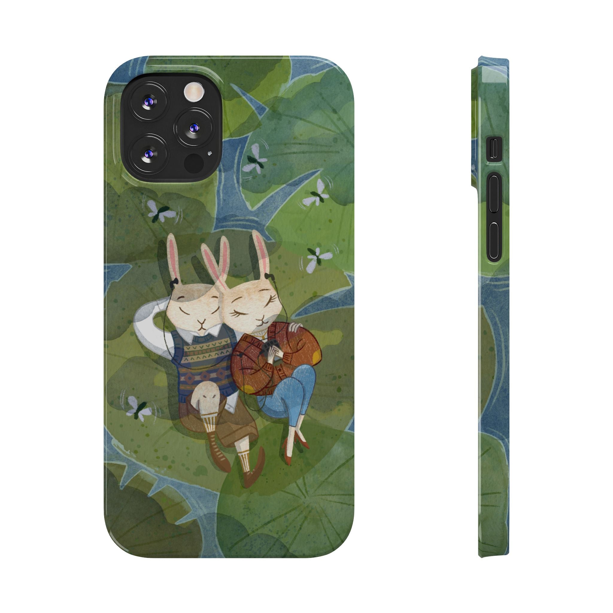 Whimsical Bunny Phone Cases for Animal Lovers and Nature Enthusiasts | Cute, Fun Design, Gifts for Friends, Birthday, Easter, Spring