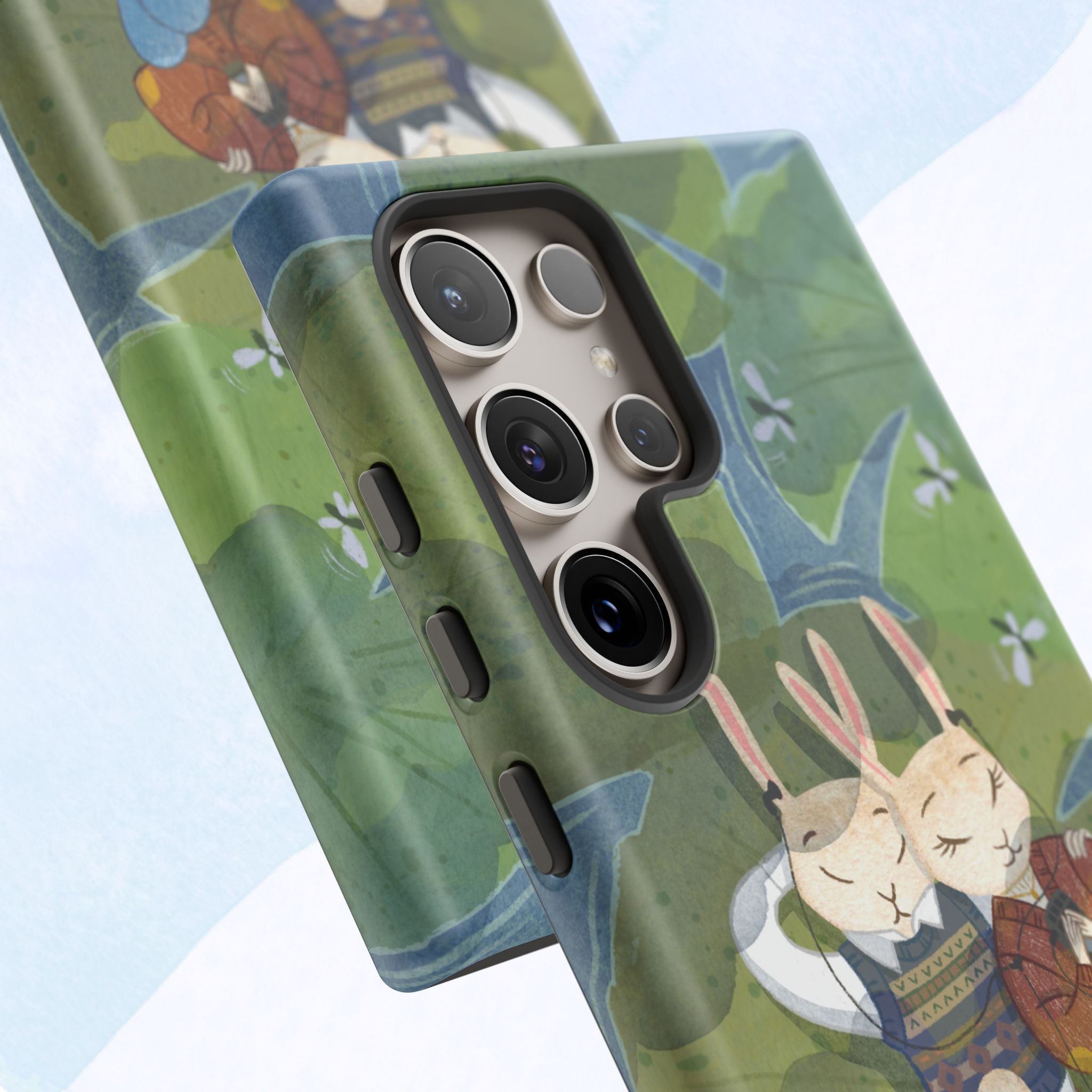 Cute Bunny Phone Case, Rabbit iPhone Cover, Nature Lovers Gift, Animal Lover Accessory, Eco-Friendly Case for Moms