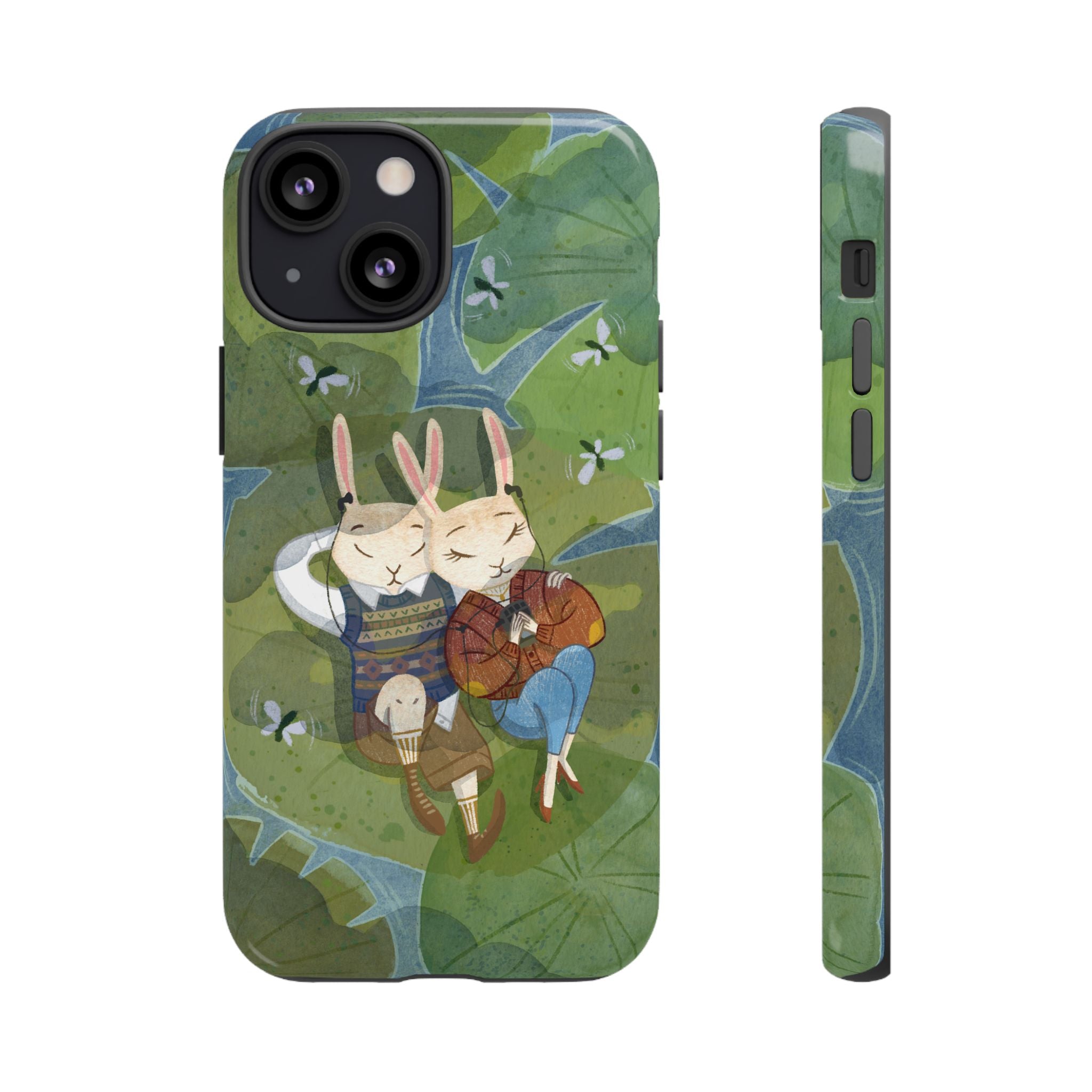 Cute Bunny Phone Case, Rabbit iPhone Cover, Nature Lovers Gift, Animal Lover Accessory, Eco-Friendly Case for Moms