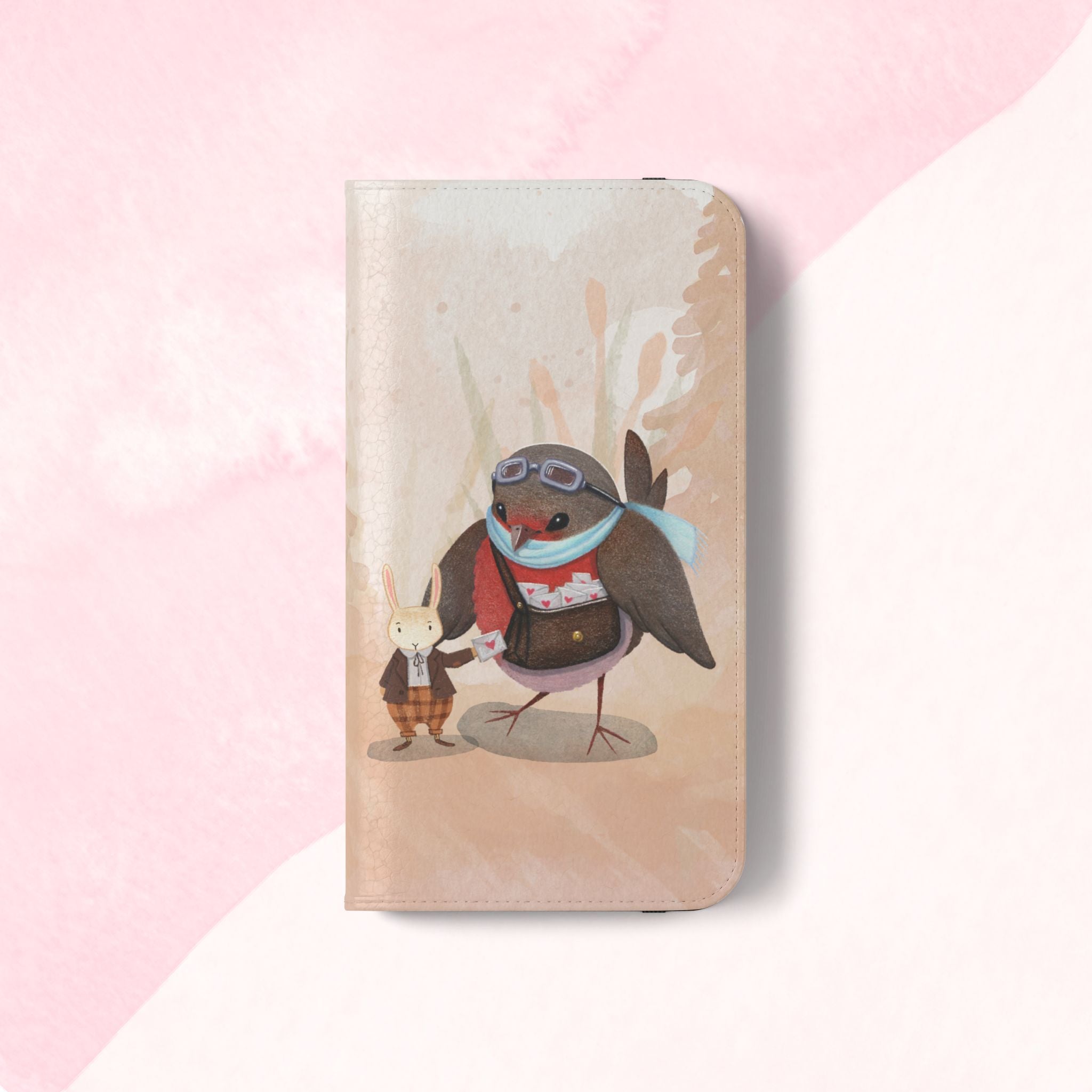 Whimsical Animal Flip Cases for Phones, Cute Woodland Creatures, Forest Friends Phone Cover, Animal Lover Gift, Phone Wallet
