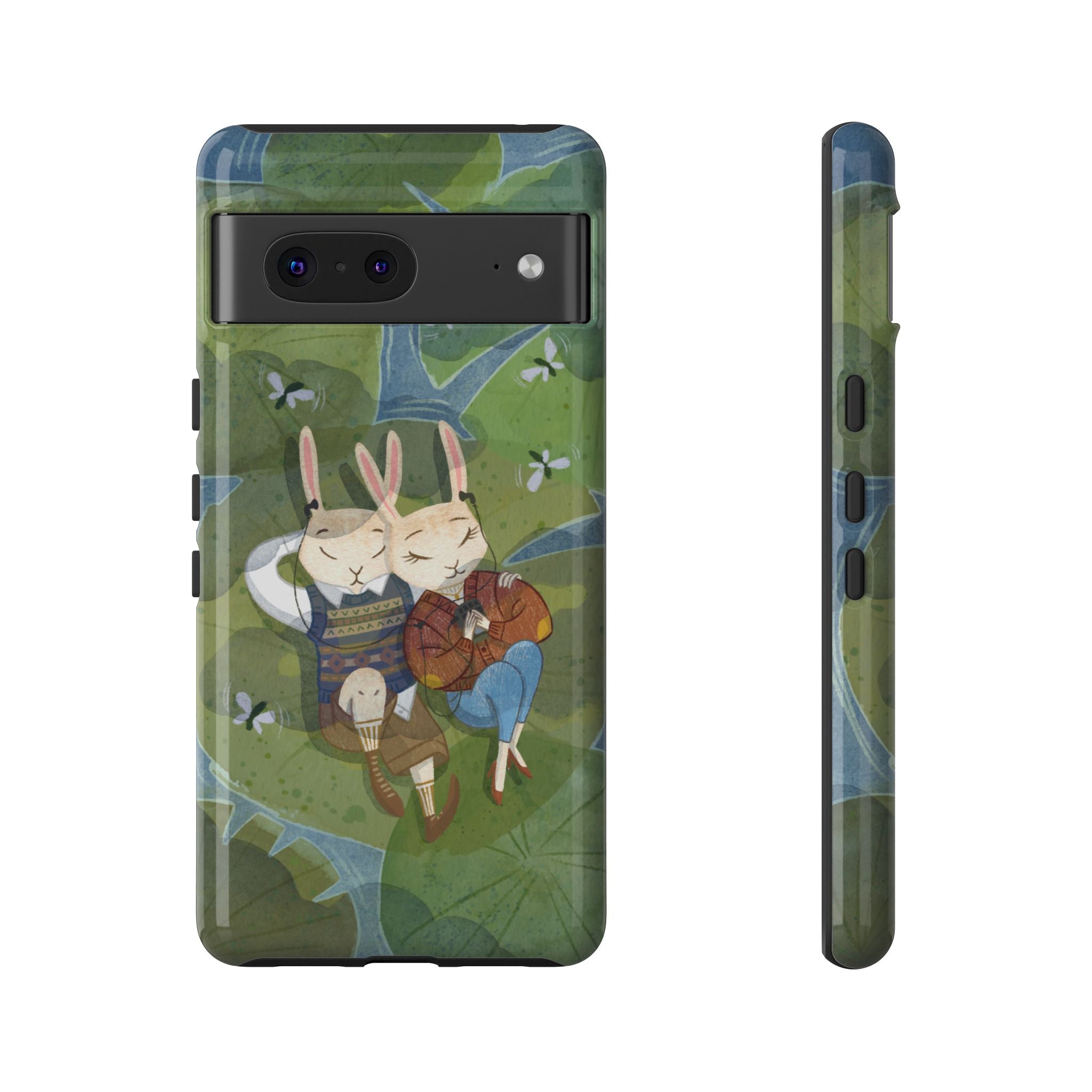 Cute Bunny Phone Case, Rabbit iPhone Cover, Nature Lovers Gift, Animal Lover Accessory, Eco-Friendly Case for Moms
