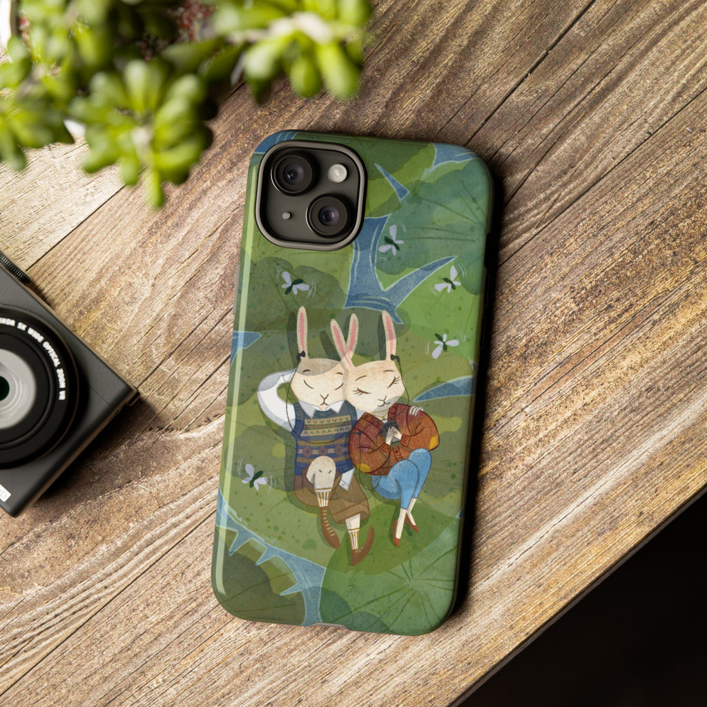 Cute Bunny Phone Case, Rabbit iPhone Cover, Nature Lovers Gift, Animal Lover Accessory, Eco-Friendly Case for Moms