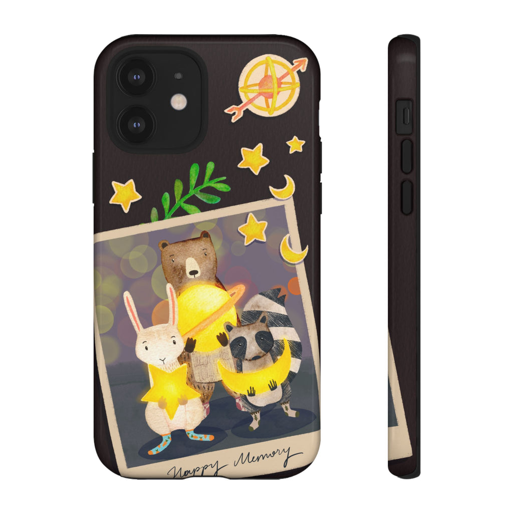 Animal iPhone Case - Tough Cases for Kids, Teens, Cute Fun Design, Holiday Accessories, iPhone 16 15 14 13 12 11 10 XR X 8, Gift Idea,