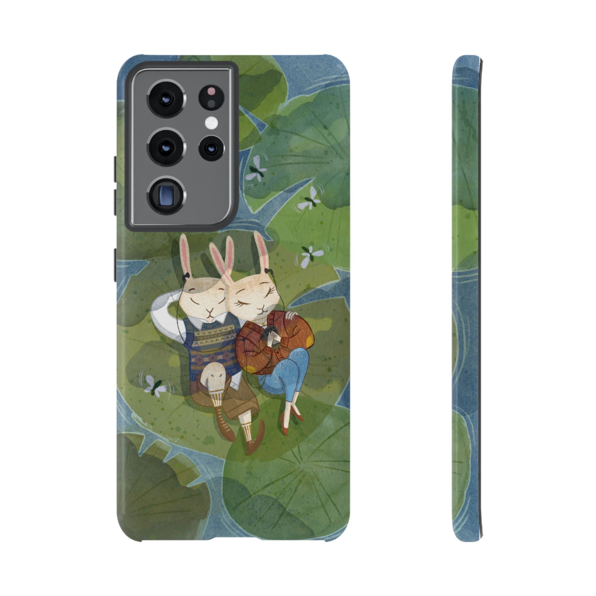 Cute Bunny Phone Case, Rabbit iPhone Cover, Nature Lovers Gift, Animal Lover Accessory, Eco-Friendly Case for Moms