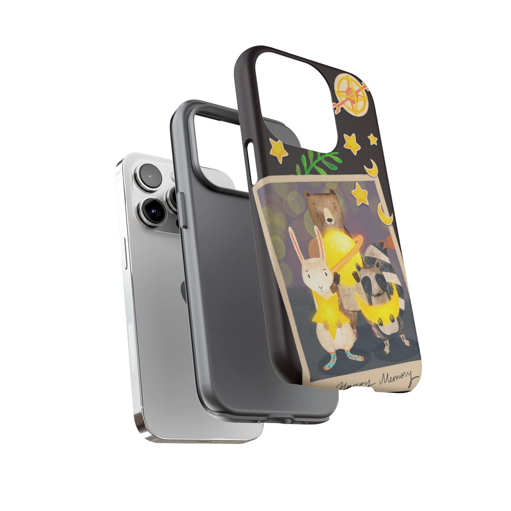 Animal iPhone Case - Tough Cases for Kids, Teens, Cute Fun Design, Holiday Accessories, iPhone 16 15 14 13 12 11 10 XR X 8, Gift Idea,
