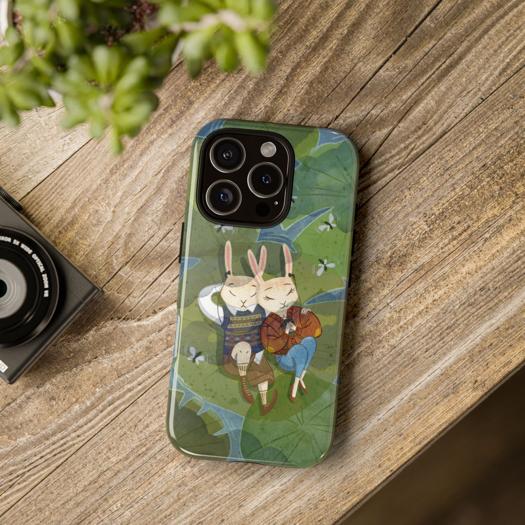 Cute Bunny Phone Case, Rabbit iPhone Cover, Nature Lovers Gift, Animal Lover Accessory, Eco-Friendly Case for Moms