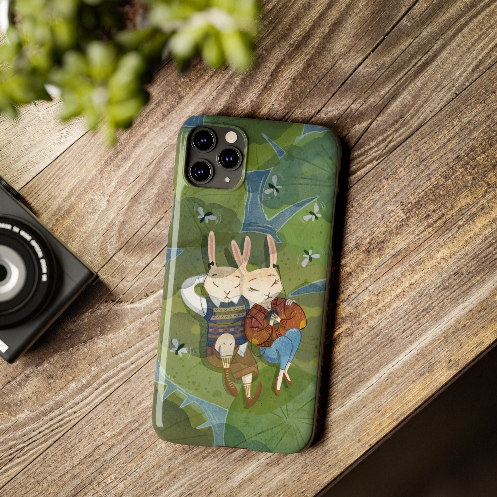 Whimsical Bunny Phone Cases for Animal Lovers and Nature Enthusiasts | Cute, Fun Design, Gifts for Friends, Birthday, Easter, Spring