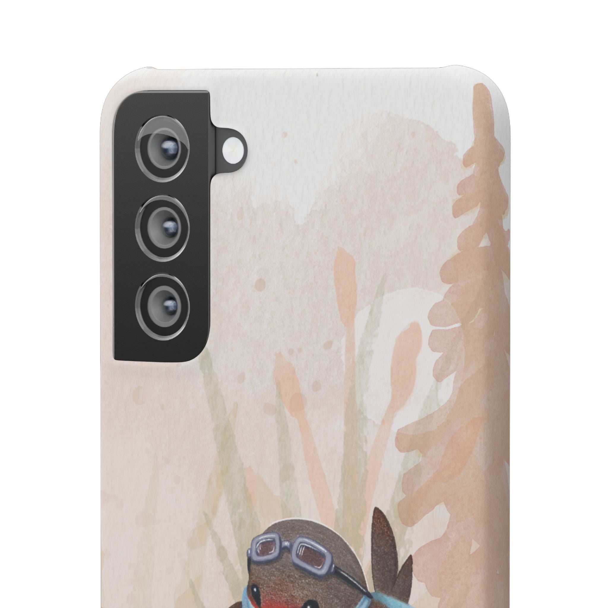 Whimsical Animal Snap Cases, Cute Phone Case, Handmade Bird and Bunny Design, Gift for Animal Lovers, Unique Smartphone Cover
