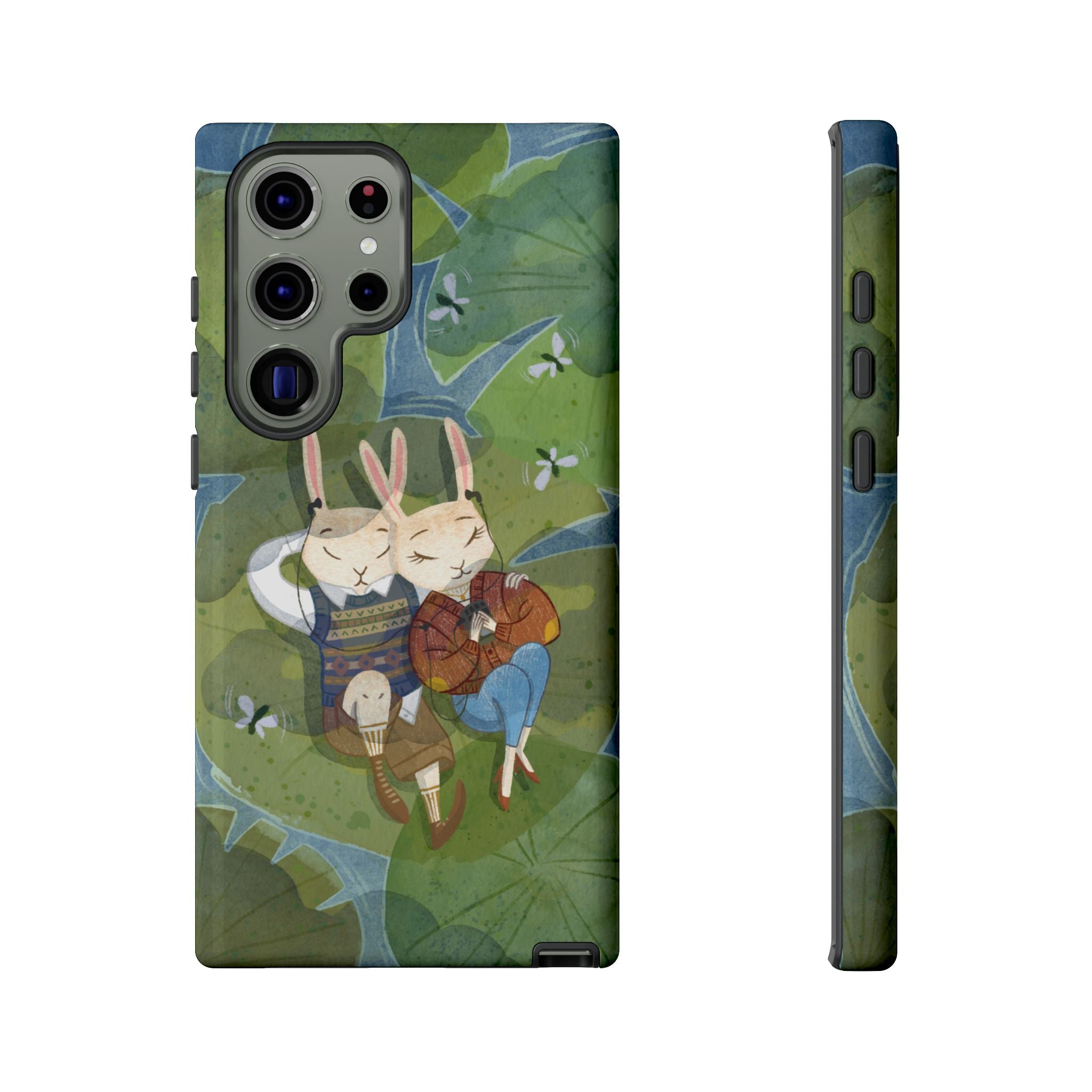 Cute Bunny Phone Case, Rabbit iPhone Cover, Nature Lovers Gift, Animal Lover Accessory, Eco-Friendly Case for Moms