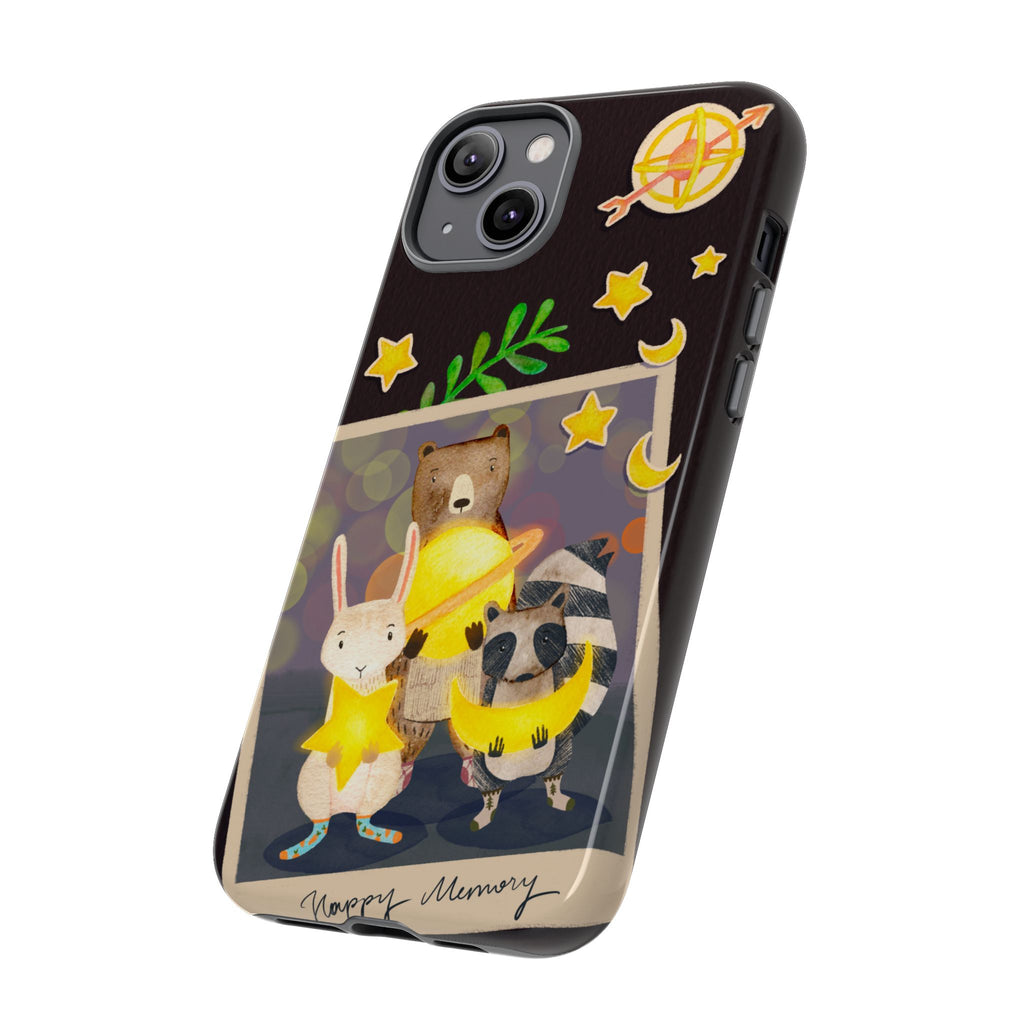 Animal iPhone Case - Tough Cases for Kids, Teens, Cute Fun Design, Holiday Accessories, iPhone 16 15 14 13 12 11 10 XR X 8, Gift Idea,