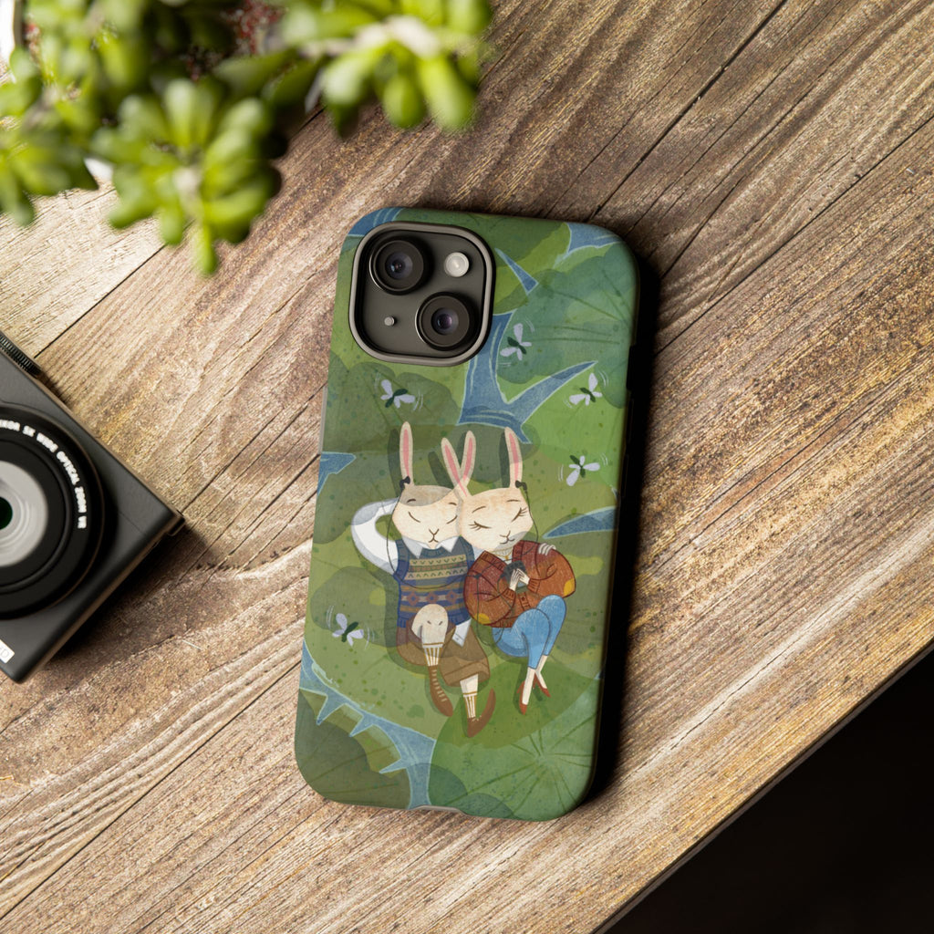 Cute Bunny Phone Case, Rabbit iPhone Cover, Nature Lovers Gift, Animal Lover Accessory, Eco-Friendly Case for Moms