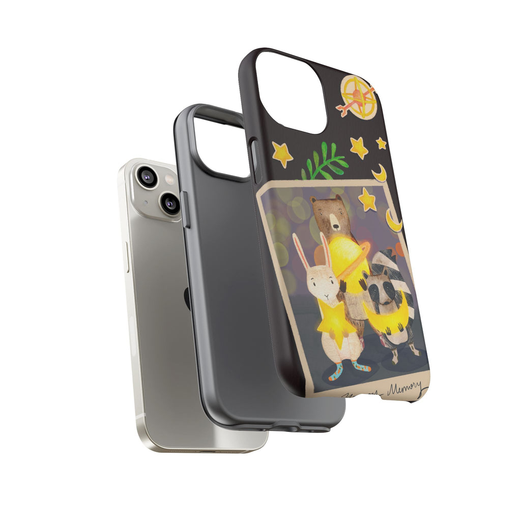 Animal iPhone Case - Tough Cases for Kids, Teens, Cute Fun Design, Holiday Accessories, iPhone 16 15 14 13 12 11 10 XR X 8, Gift Idea,