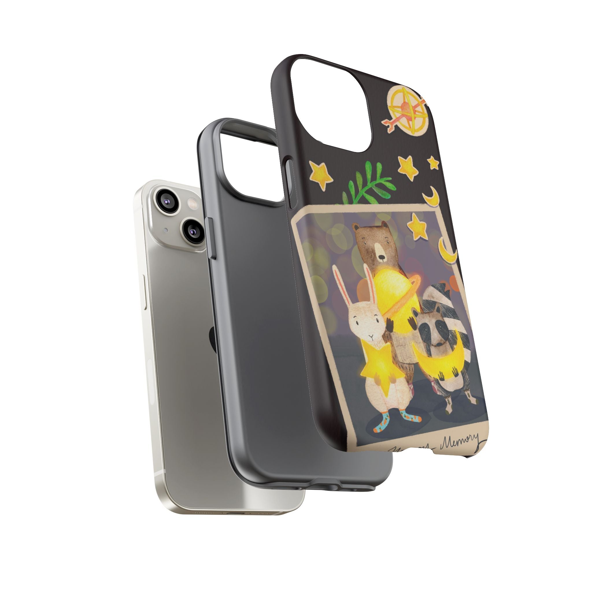 Animal iPhone Case - Tough Cases for Kids, Teens, Cute Fun Design, Holiday Accessories, iPhone 16 15 14 13 12 11 10 XR X 8, Gift Idea,