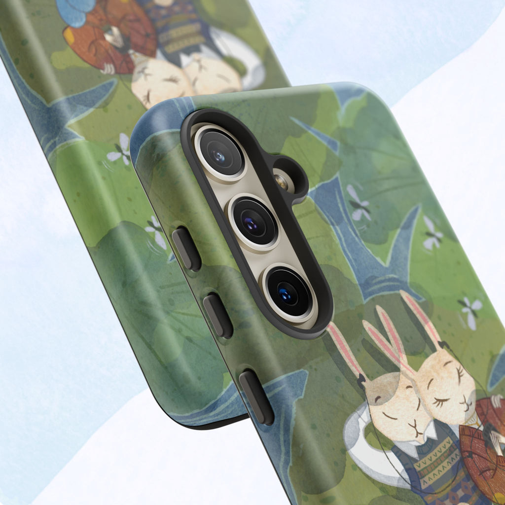 Cute Bunny Phone Case, Rabbit iPhone Cover, Nature Lovers Gift, Animal Lover Accessory, Eco-Friendly Case for Moms