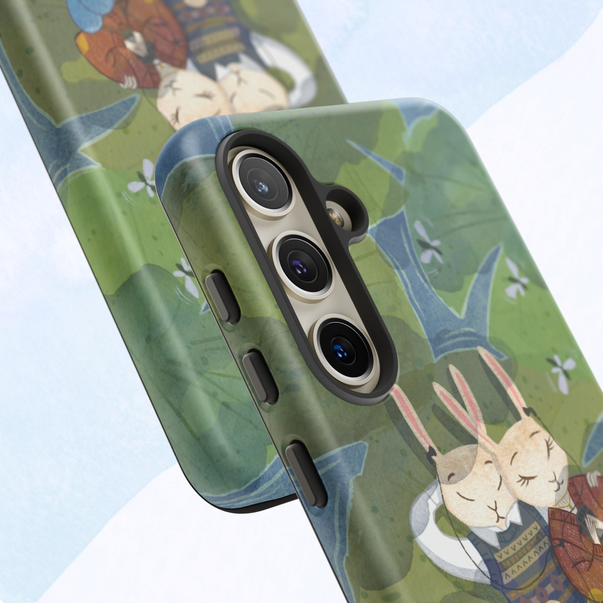 Cute Bunny Phone Case, Rabbit iPhone Cover, Nature Lovers Gift, Animal Lover Accessory, Eco-Friendly Case for Moms