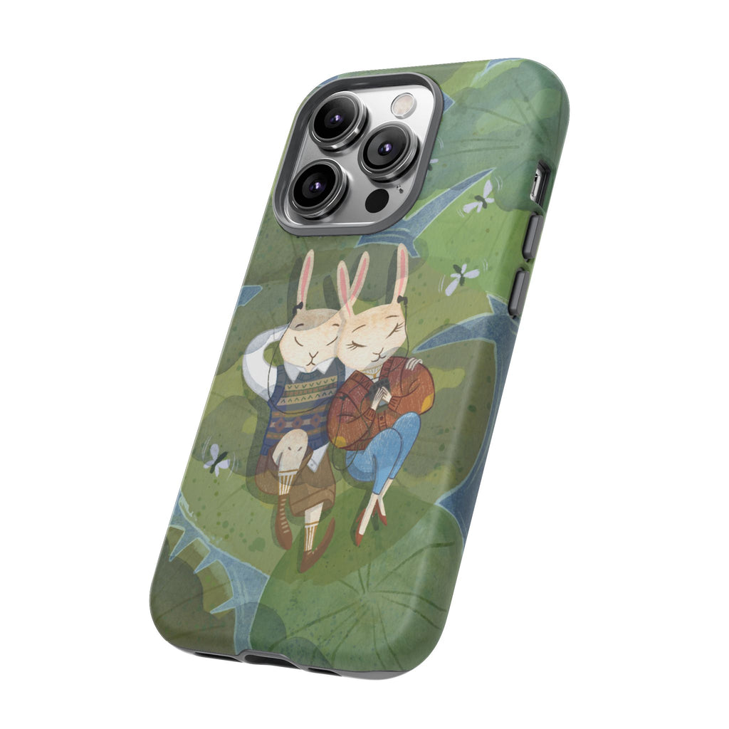Cute Bunny Phone Case, Rabbit iPhone Cover, Nature Lovers Gift, Animal Lover Accessory, Eco-Friendly Case for Moms