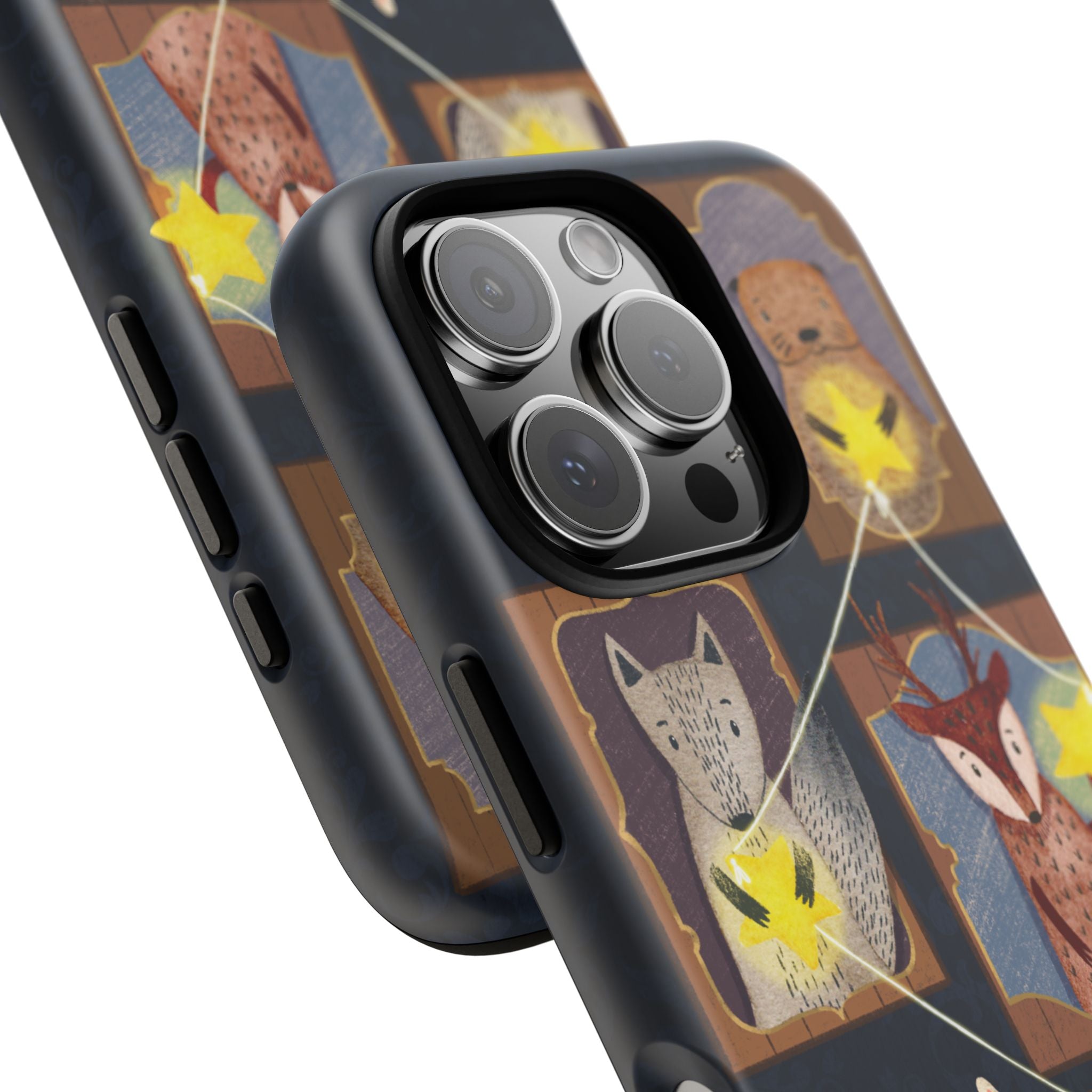 Tough Cases, Animals & Stars Design, Cute iPhone Gift, Nature Lover, Birthday, Animal Lover, iPhone 16 15 14 13 12 11 X XR 8
