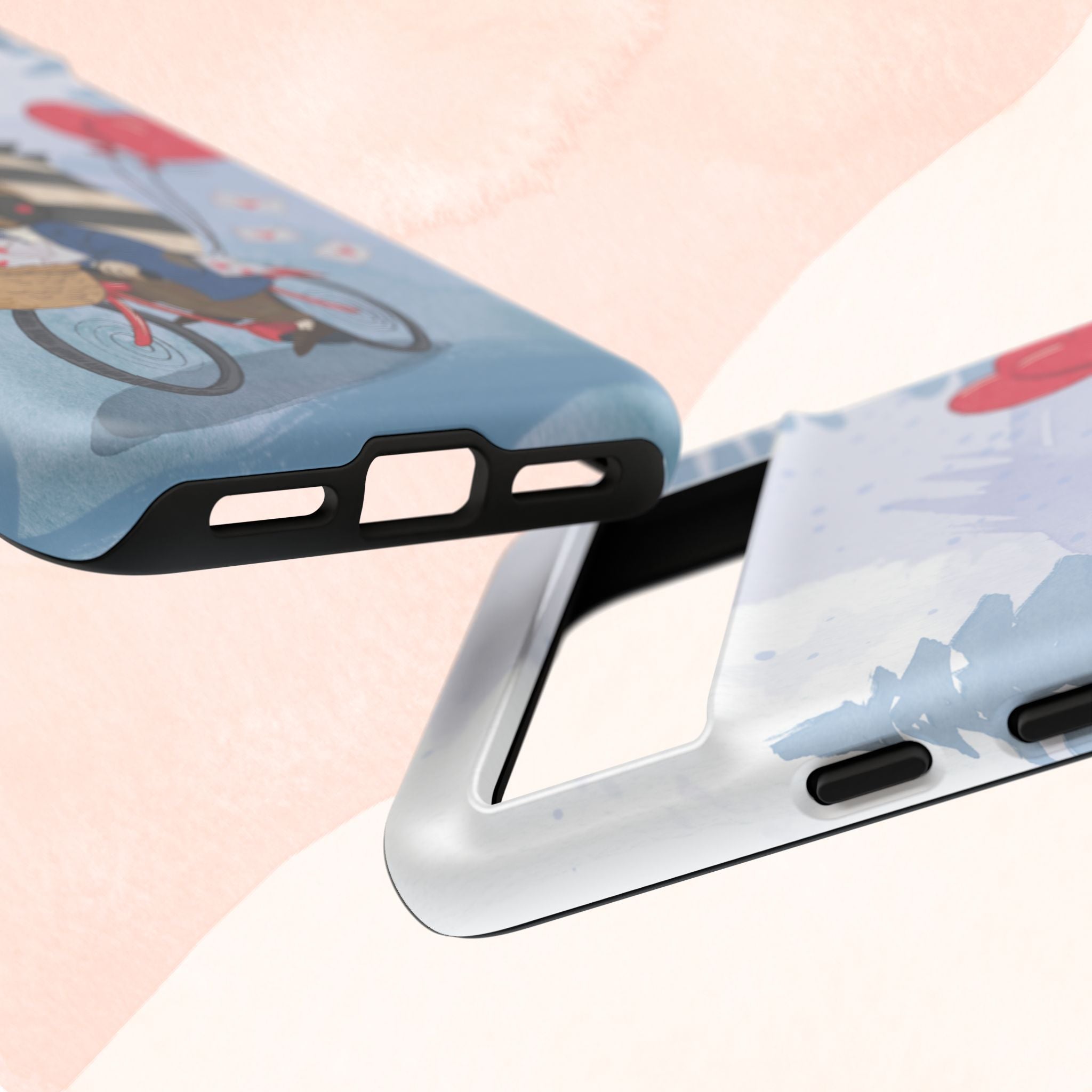 Cute Raccoon Phone Case, Tough Case for Animal Lovers, Valentine's Day Gift, Whimsical Phone Accessory, Gifts for Kids