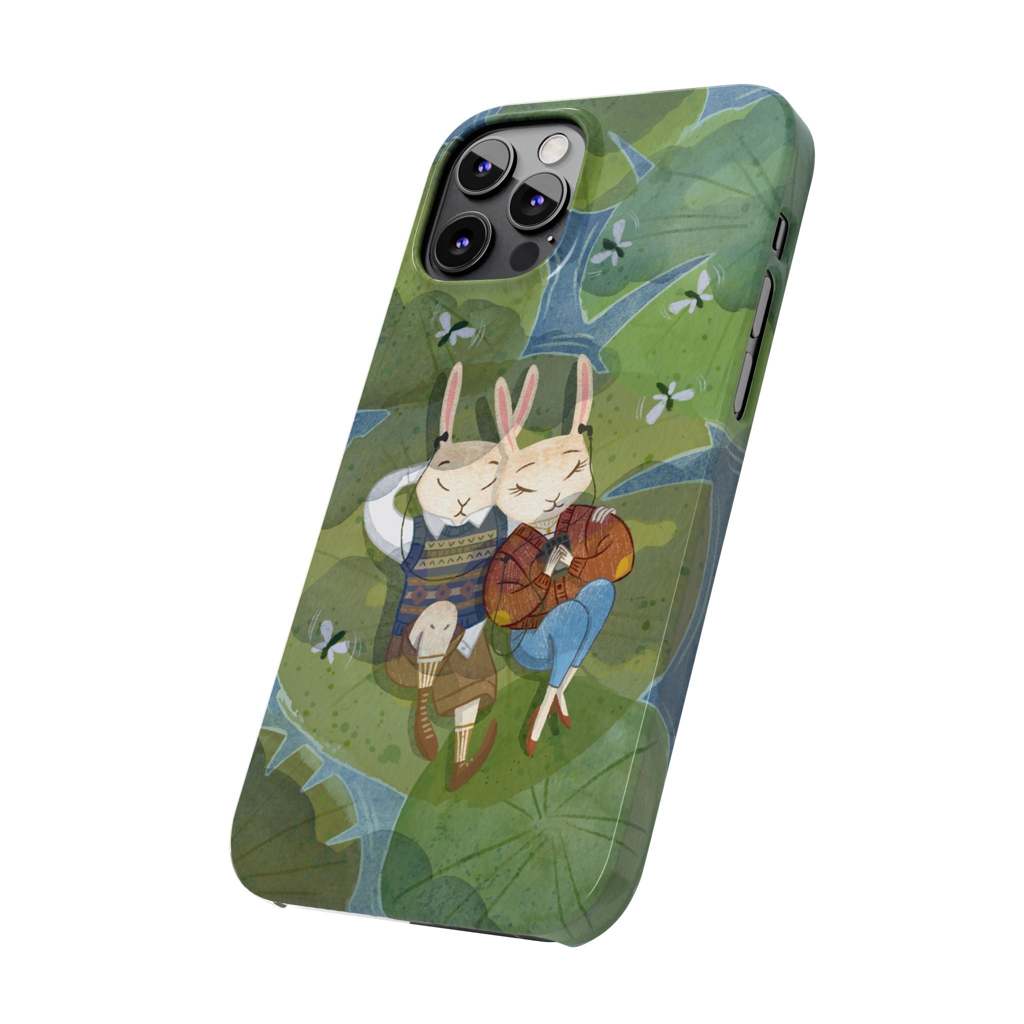 Whimsical Bunny Phone Cases for Animal Lovers and Nature Enthusiasts | Cute, Fun Design, Gifts for Friends, Birthday, Easter, Spring