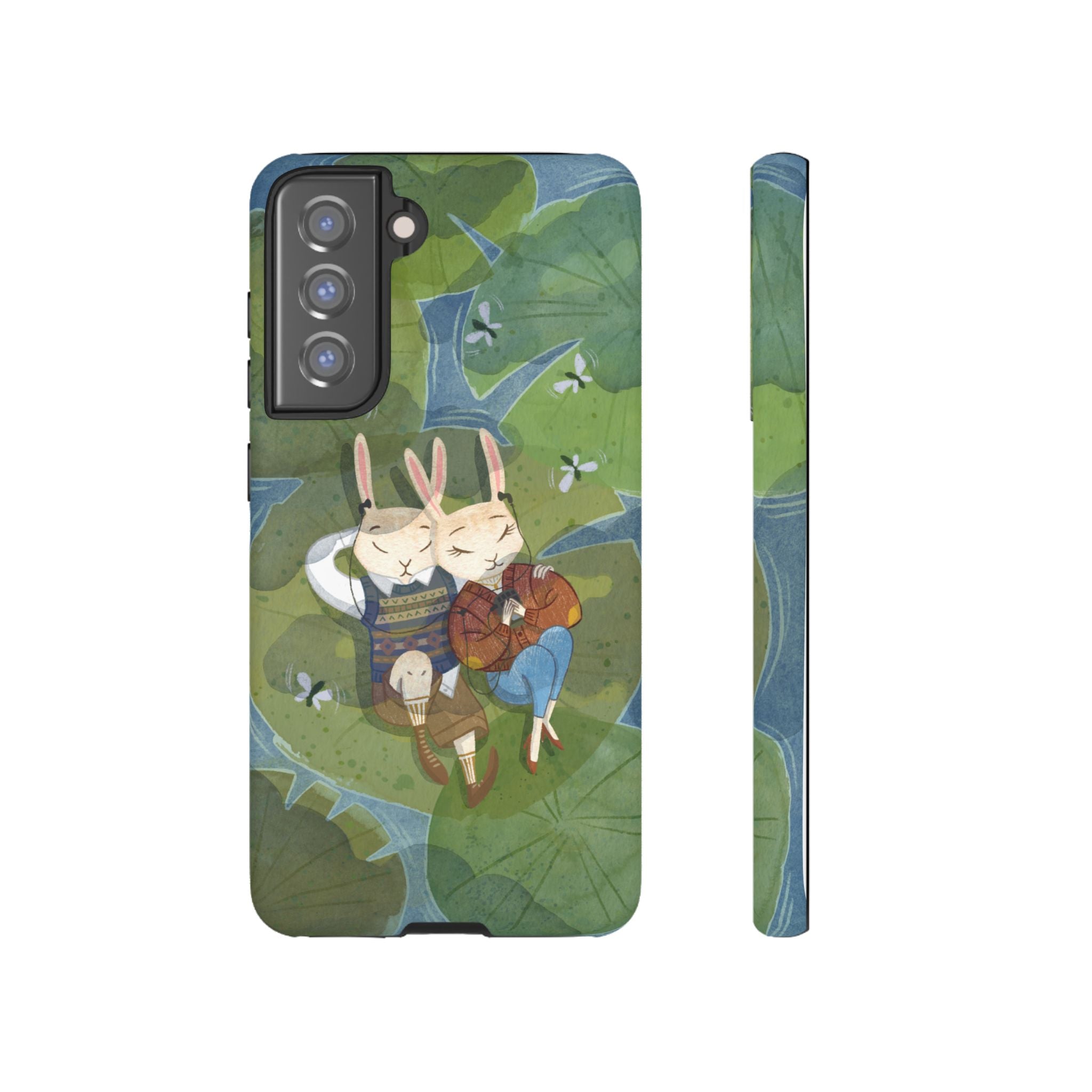 Cute Bunny Phone Case, Rabbit iPhone Cover, Nature Lovers Gift, Animal Lover Accessory, Eco-Friendly Case for Moms