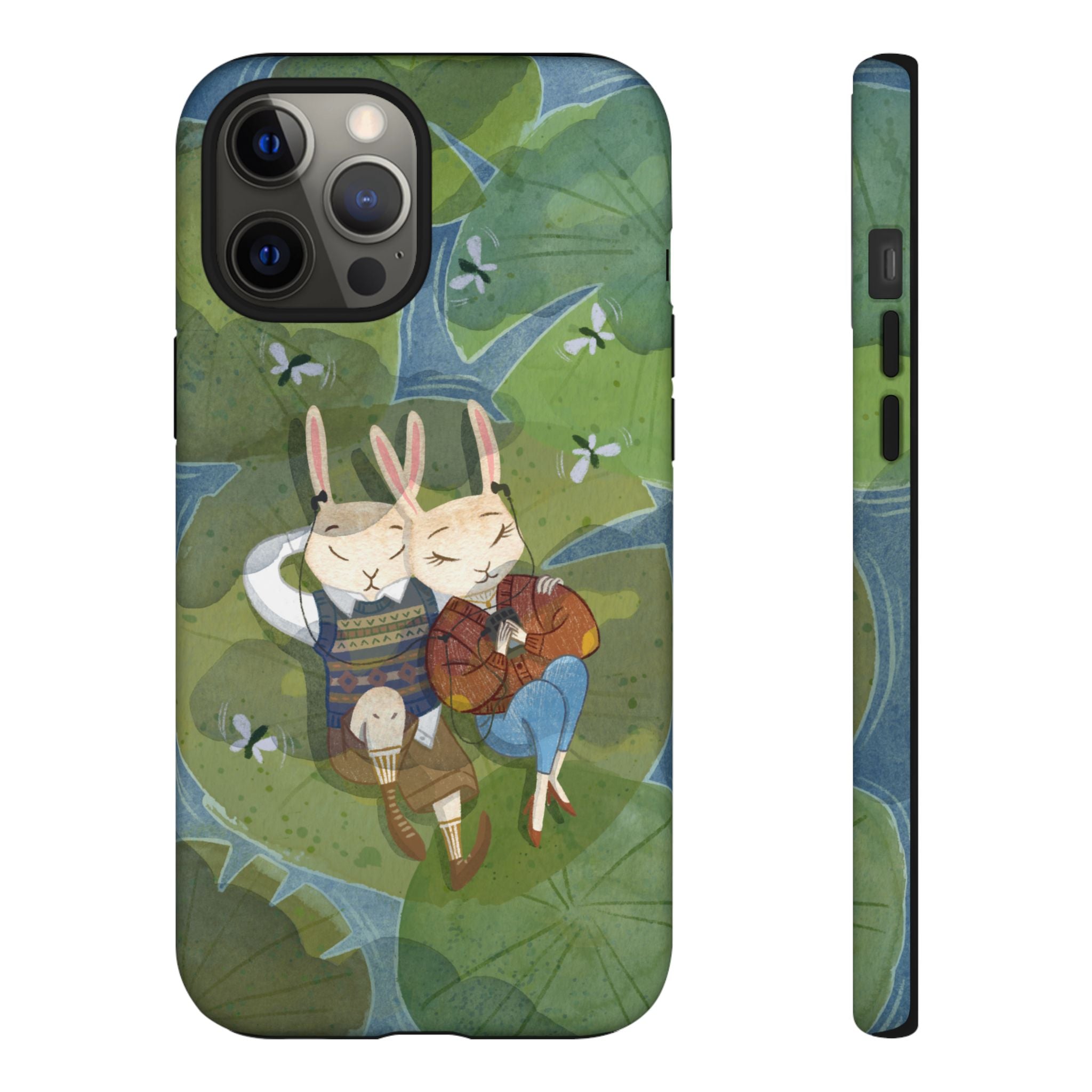 Cute Bunny Phone Case, Rabbit iPhone Cover, Nature Lovers Gift, Animal Lover Accessory, Eco-Friendly Case for Moms